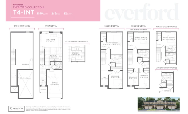 Marketing floor plan for T4 Interior