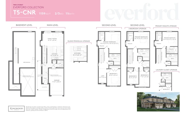 Marketing floor plan for T5 Corner