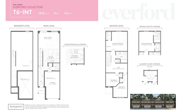 Marketing floor plan for T6 Interior