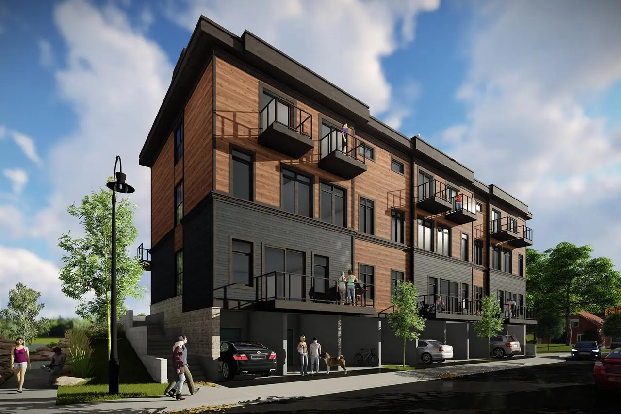 Architectural rendering of Kayak Urban Towns